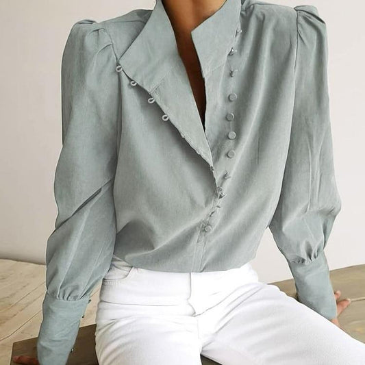 Chemisier élégant à col roulé pour femmes