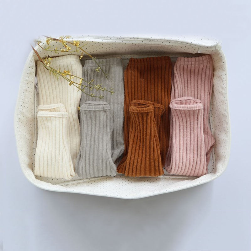 Ensemble de vêtements tricotés unis pour enfants